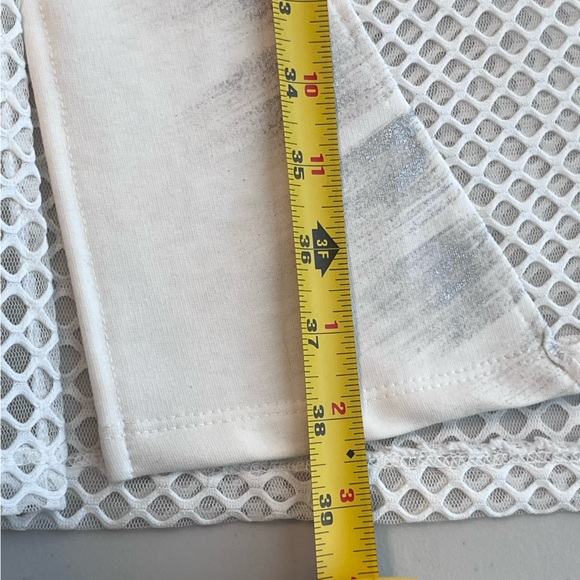 Alain Murati Bling Artsy White Mesh Sleeveless Dress Swim Cover-Up - Picture 12 of 13